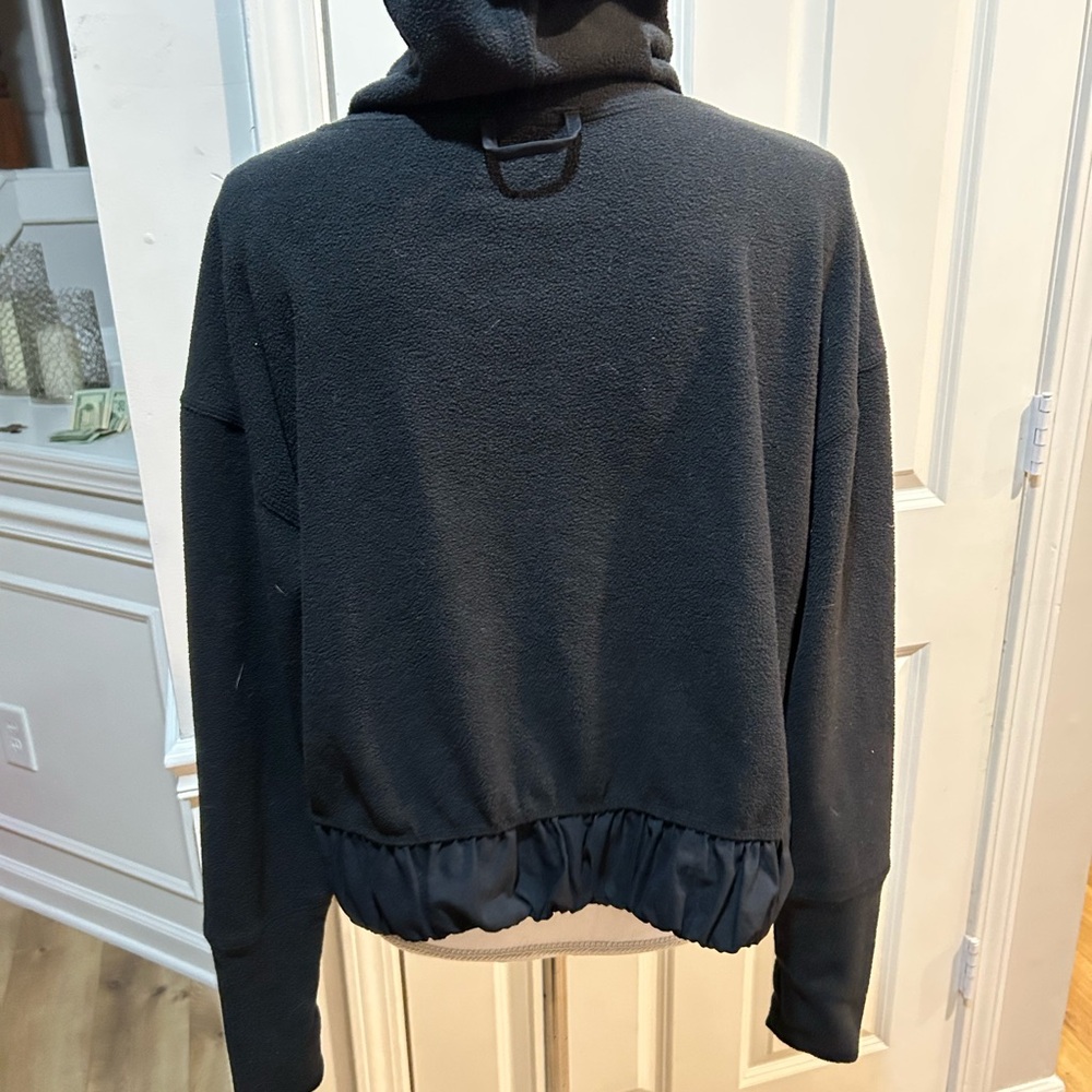 FP Movement by Free People Charcoal Ruched Sweatshirt - Picture 3 of 3